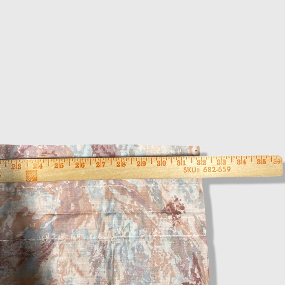 Unbranded Vintage Curtain Valance One Size Pink Blue Marbled Retro Aesthetic - Picture 3 of 5